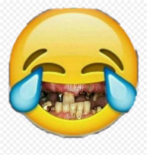 Emoji Funny Sad Omg Happy Smile - Laughing Emoji With Bad Teeth,Funny ...