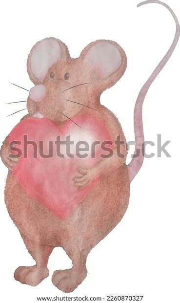 Cute Handmade Vectorized Illustration Fat Rat Stock Vector (Royalty ...