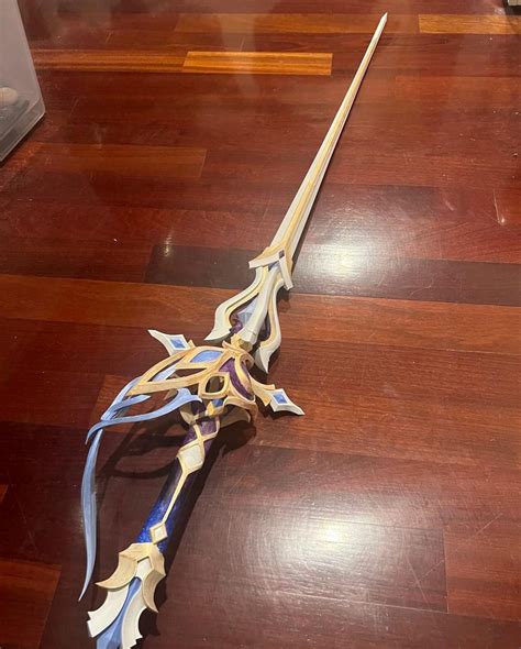 absolution genshin impact sword anime cosplay raw kit etsy