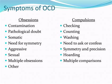 Obsessive Compulsive and Related Disorders | PPTX