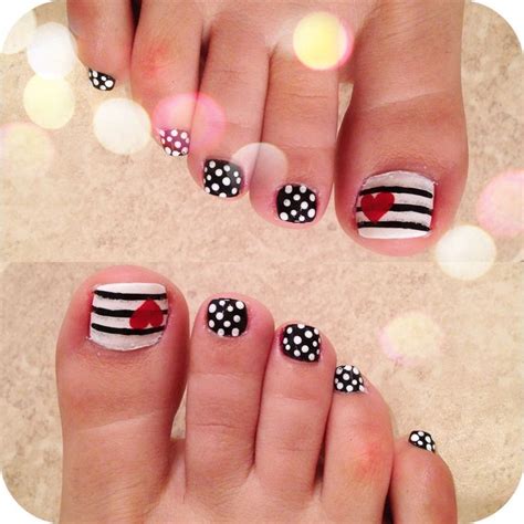Diseños De Uñas Para Pies Fáciles De Hacer En Casa - Ideas Sencillas ...