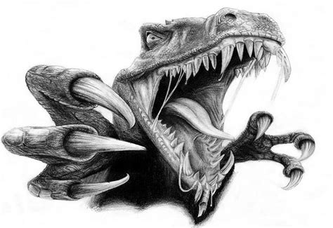 Beware the Raptor by P26 on DeviantArt | Dinosaur tattoos, Dinosaur sketch, Velociraptor drawing