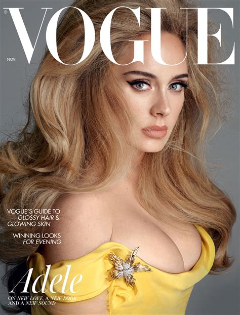 Adele covers Vogue in glamorous corset gown