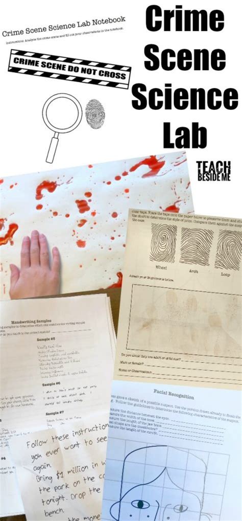 Crime Scene Science Lab Lesson - Teach Beside Me