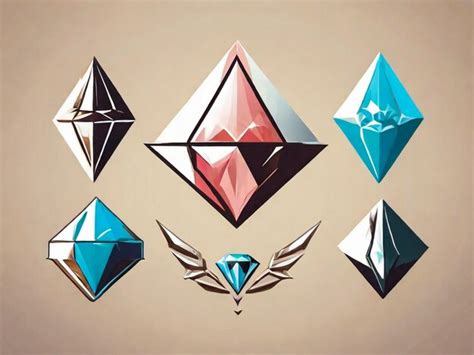Premium Photo | Diamond logo collection