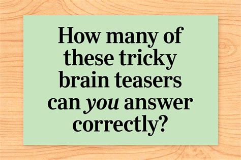 brain teasers  answers mind puzzles   stump