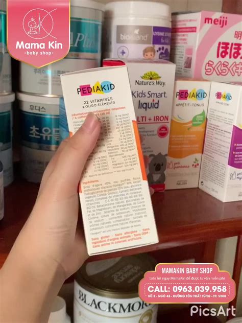 🇫🇷 #PEDIAKID 22 vitamin 🇫🇷 Gồm 22 loại vitamines và khoáng chất hỗ trợ ...