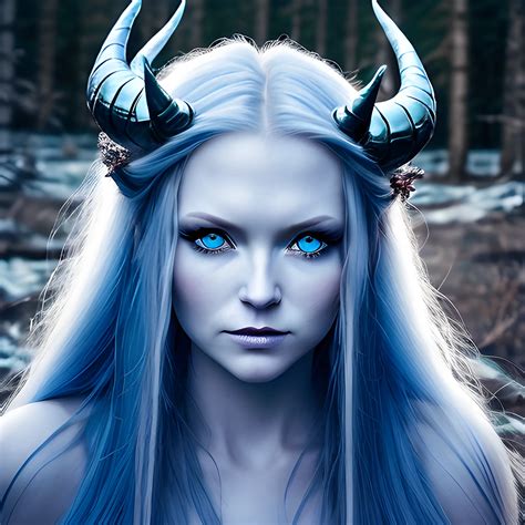 Beautiful woman , Long hair, ice Princess, blue eyes, high defi