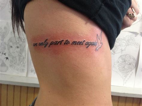 We Only Part To Meet Again Tattoo