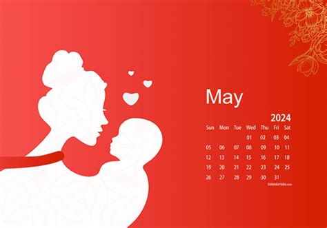 May 2024 Desktop Wallpaper Calendar - CalendarLabs