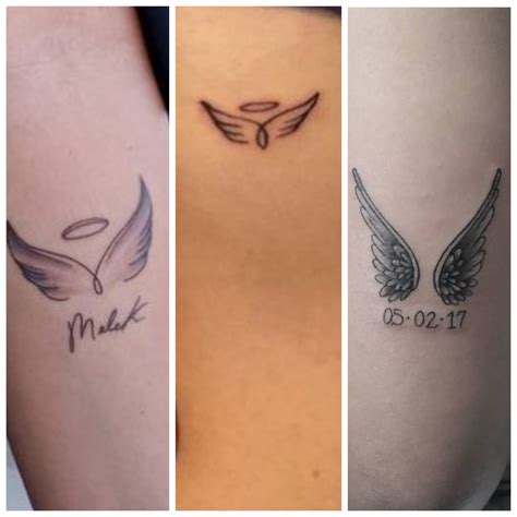 Tatuaje De Pequeñas Alas En El Pecho