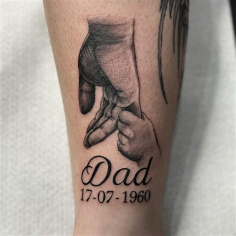 memorial tattoos  dad remembering  fathers love