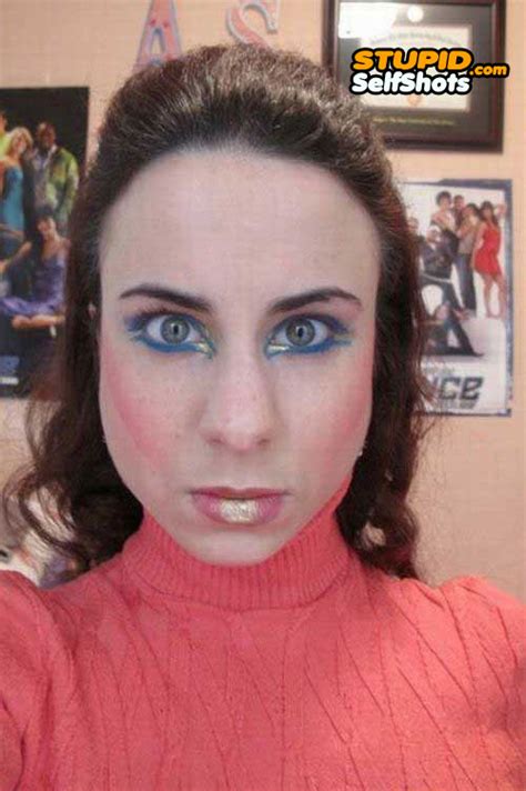 Crappy eyeshadow makeup, self shot - Stupid Self Shots