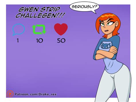 Gwen strip challenge 1 by drake-rex on Newgrounds