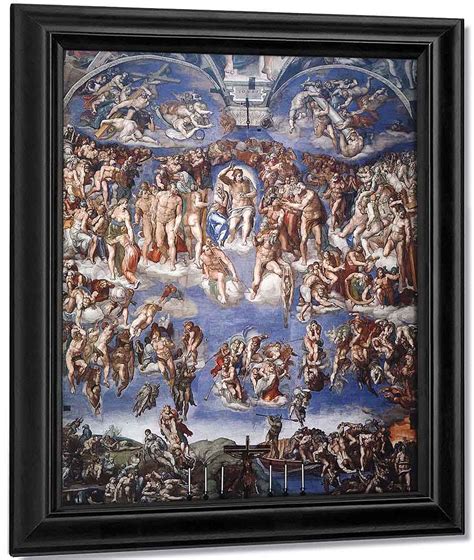 Last Judgment By Michelangelo Buonarroti Reproduction from Cutler Miles