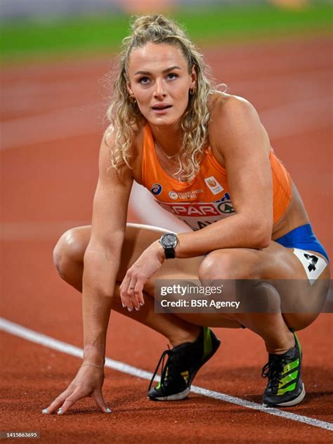 Lieke Klaver of the Netherlands reacts after competing in Women's ...