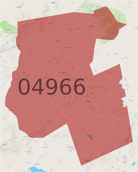 Zip Code 04966 - AtlasBig.com