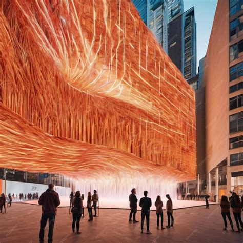 Premium AI Image | A team of artists creating a massive and immersive