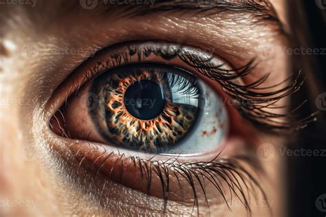 Closeup photo of human eye captures the intricate details human face