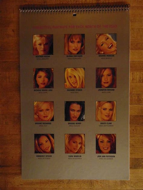 Playboy Playmate Calendar 2001 #109780Bur | eBay