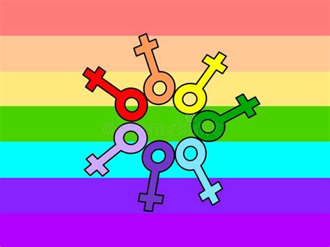 Lesbian flag stock illustration. Illustration of girls - 5685585