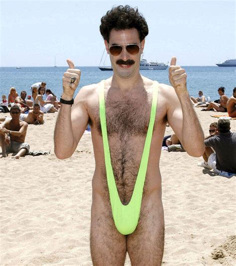 Lime Green Borat Mankini Man Thong Stag Do Fancy Dress Costume Secret ...