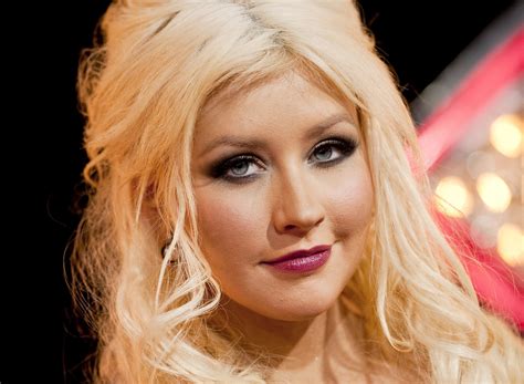 #734289 Christina Aguilera, Face, Blonde girl, Hair, Glance - Rare ...