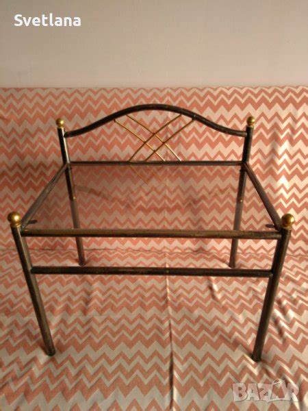 Метална стъклена масичка. Италия в Маси в гр. Варна - ID43255768 — Bazar.bg