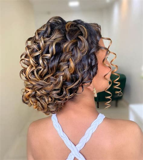 Penteado Para Cabelo Cacheados Para Casamento