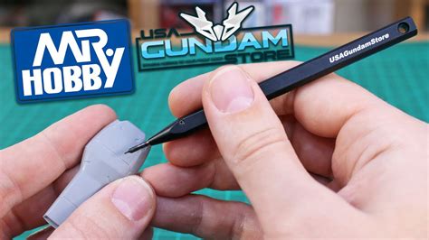 Mr. Line Chisel - Tool Review [Mr.Hobby x USA Gundam Store] - YouTube