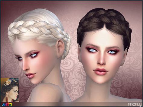 Sims 4 hair cc braids updo - gsewisdom