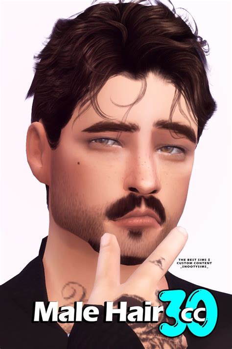 sims  male hair cc    hot  artofit