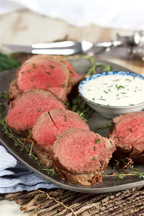 Beef Tenderloin Roast with Creamy Horseradish Sauce - The Suburban Soapbox