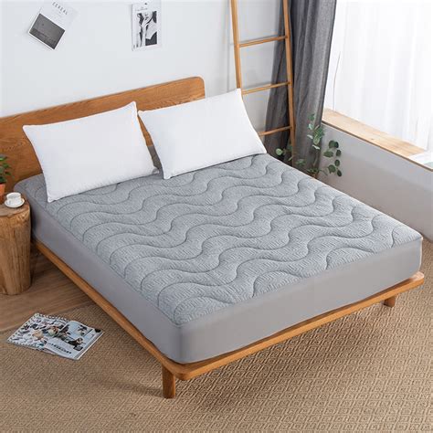 china  design ultrasonic quilted waterproof mattress pad