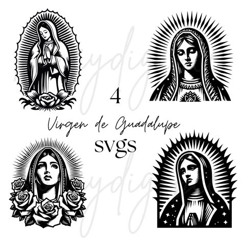 Virgen De Guadalupe SVG, Instant Download - Etsy
