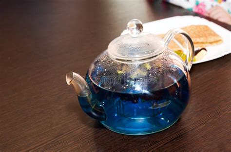Organic Blue Tea Anchan, Clitoria, Butterfly Pea Stock Photo - Image of ...