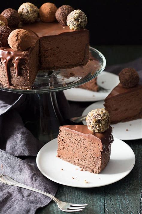 Low Carb Chocolate Truffle Cheesecake | Low Carb Maven