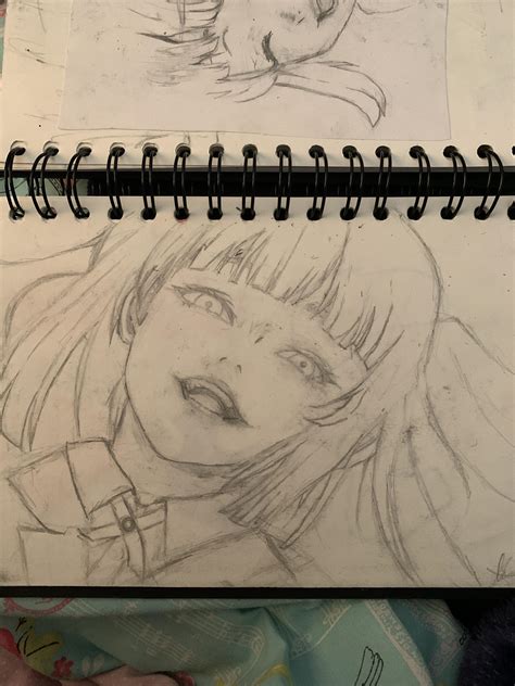 I tried to draw yumeko : r/Kakegurui