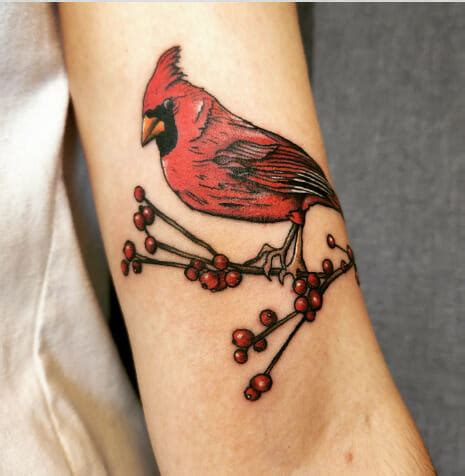 31 Cardinal Tattoo Designs to Ignite Your Passion for Body Art - Psycho ...