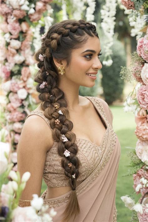 stunning indian braided hairstyles   elegant