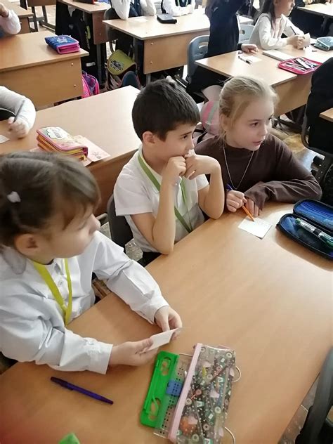 Учащиеся 5А класса провели математическую игру для 1В класса, ГБОУ ...