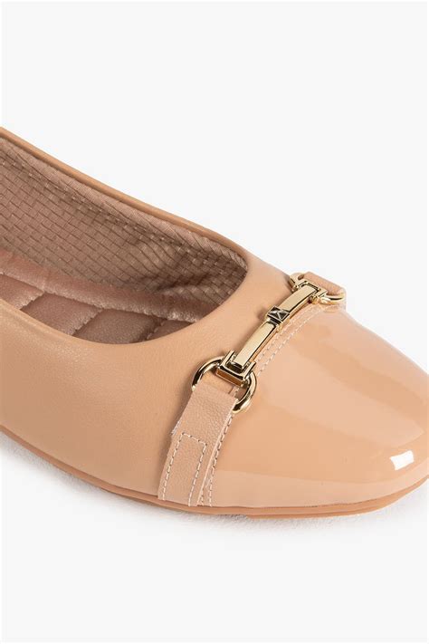 Sapatilha Feminina Bico Redondo - Sapatilha Feminina Bico Redondo Piccadilly Dolores Bege