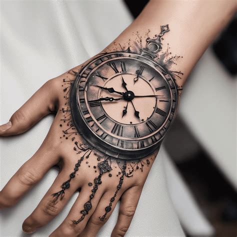 66 Clock Tattoo Ideas Created With AI | artAIstry