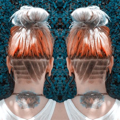 Undercut design | Undercut designs, Cool hairstyles, Victorian dress