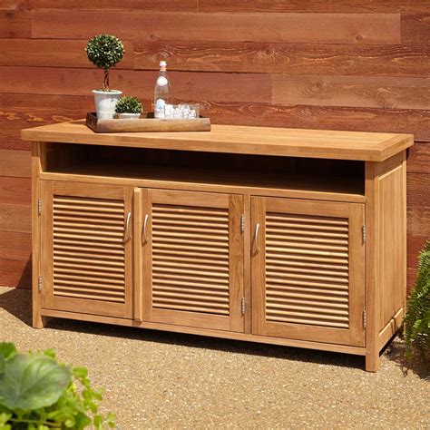 A Teak Outdoor Storage Cabinet For Your Home - Home Cabinets