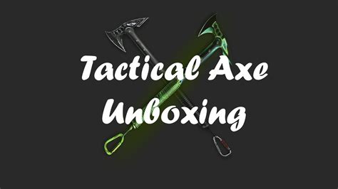 Warface | Tactical Axe Unboxing - YouTube