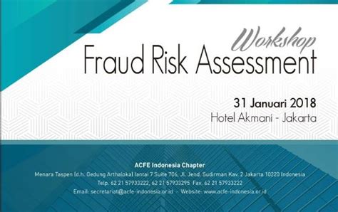 workshop fraud risk assessment acfe indonesia