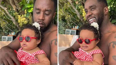 Sean Combs spends quality time with his daughter Love Sean near ...