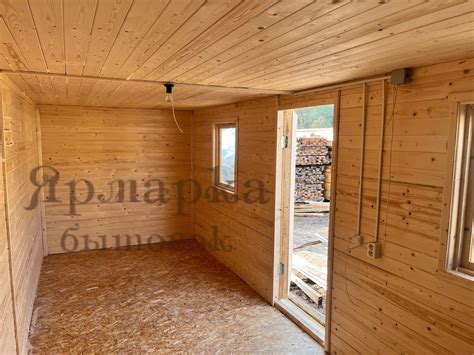 Дачная бытовка с утеплением и отделкой профлистом в наличии — купить ...