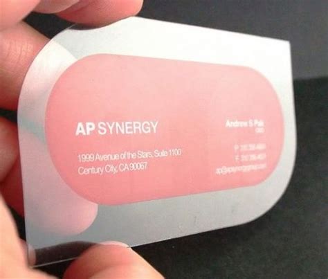 Прозрачные визитки | Plastic business cards, Transparent business cards ...